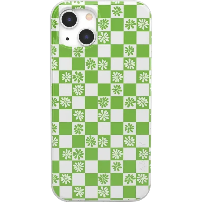 Check Mate | Daisy Checkerboard Floral Case iPhone Case get.casely Classic + MagSafe® iPhone 13