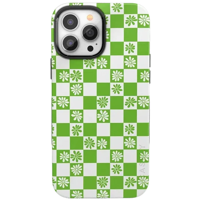 Check Mate | Daisy Checkerboard Floral Case iPhone Case get.casely Bold + MagSafe® iPhone 13 Pro Max