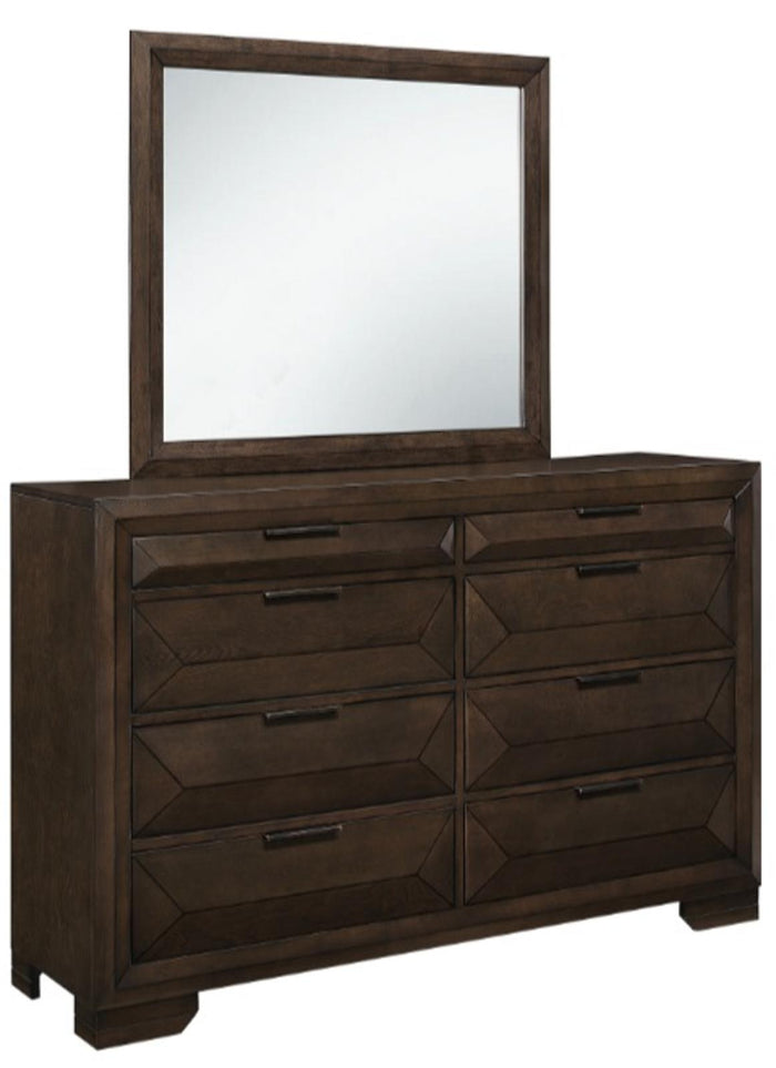 Chesky Mirror in Warm Espresso 1753-6 - Furniture World SW (WA)