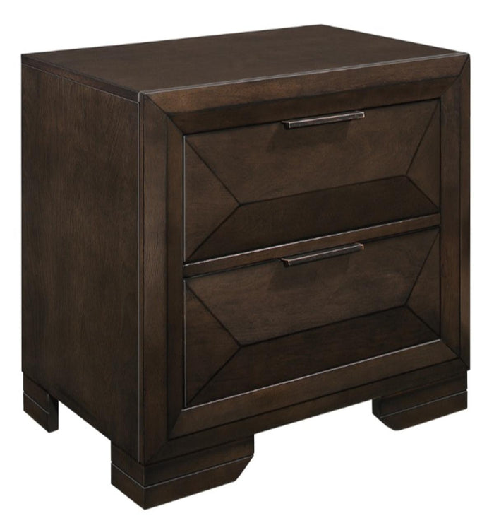 Chesky Nightstand in Warm Espresso 1753-4 - Furniture World SW (WA)