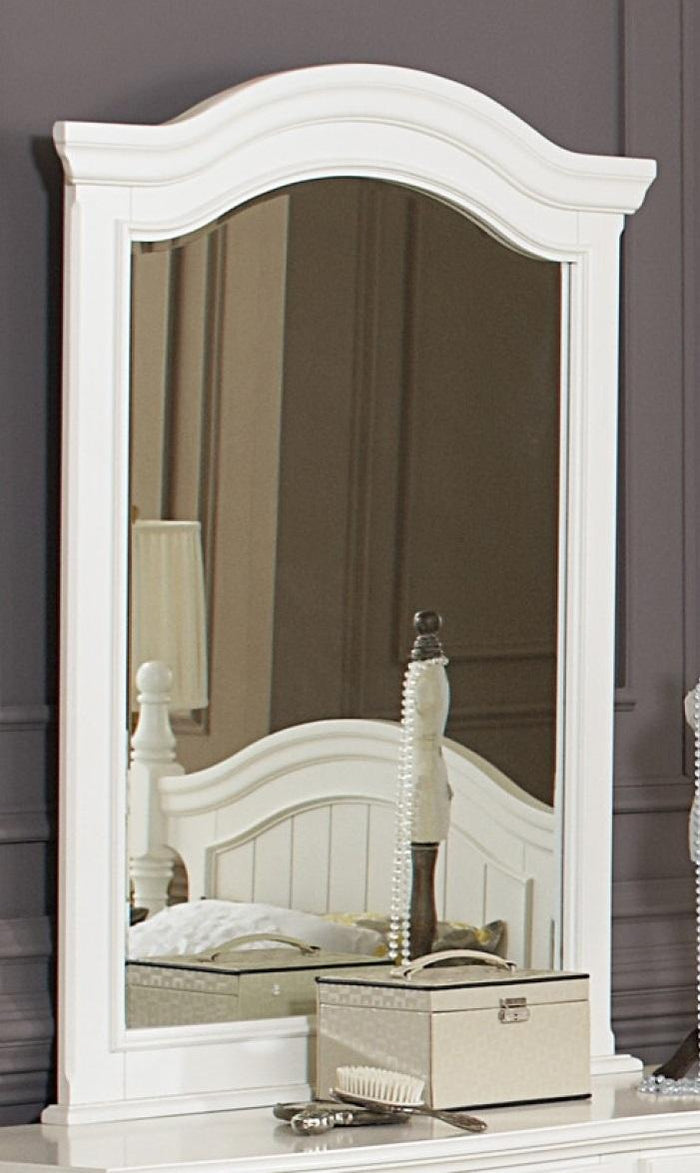 Clementine Mirror in White B1799-6 - Furniture World SW (WA)
