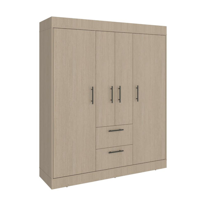 Closet Aura, Cartagena y Wengue, Con Cuatro Puertas y Dos Cajones