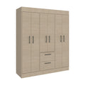 Closet Aura, Cartagena y Wengue, Con Seis Puertas y Dos Cajones