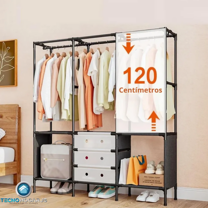 CLOSET ORGANIZADOR 3 ESPACIOS ZAPATERO ESTANTE