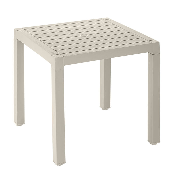 Combo Comedor Baru (1 Mesa + 4 Sillas Con Brazos) Taupe