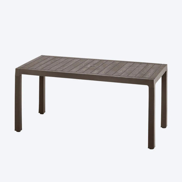 Combo Comedor Familiar Barú (1 Mesa + 6 Sillas Con Brazos) Mocca