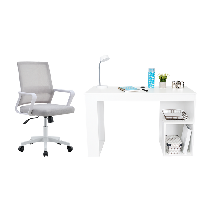 Combo para Oficina Zafra, Incluye Escritorio y Silla de Escritorio