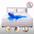 Combo protector colchón semidoble 100% impermeable antifluido terry 120x190cm