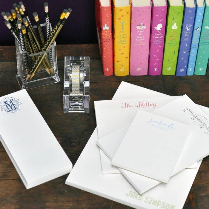 Combo Set of Personalized Notepads - Stationery & Desk Accessories - The Well Appointed House