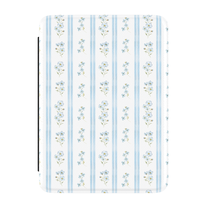 Cottage Stripe | Blue Floral Kindle Case