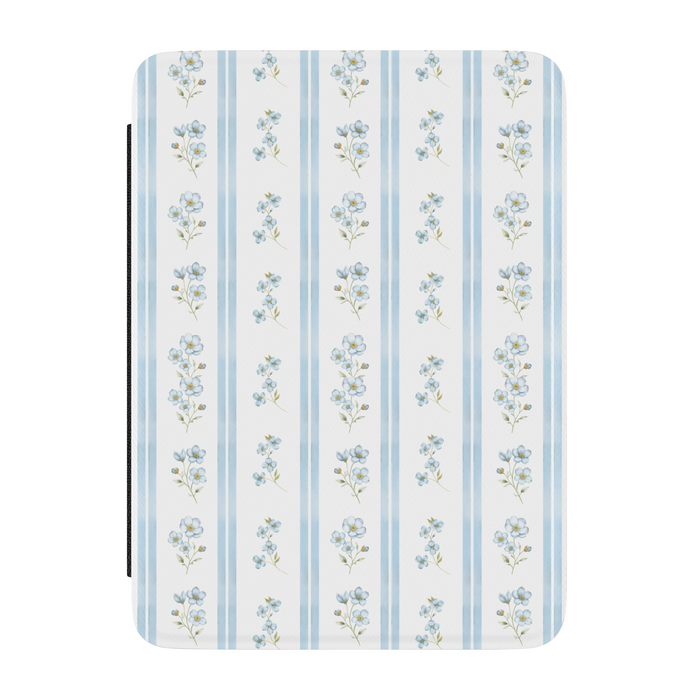 Cottage Stripe | Blue Floral Kindle Case