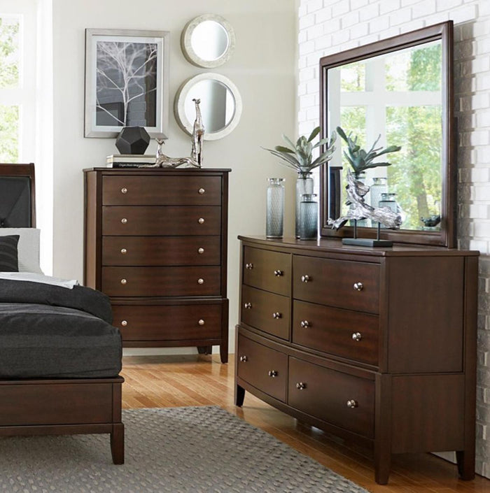 Cotterill Mirror in Cherry 1730-6 - Furniture World SW (WA)