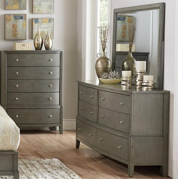 Cotterill Mirror in Gray 1730GY-6 - Furniture World SW (WA)