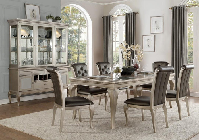 Crawford Side Chair in Silver (Set of 2) - Furniture World SW (WA)
