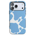 Current MOOd | Light Blue Cow Print Case iPhone Case get.casely Bold Flex + MagSafe® iPhone 18 Pro Max