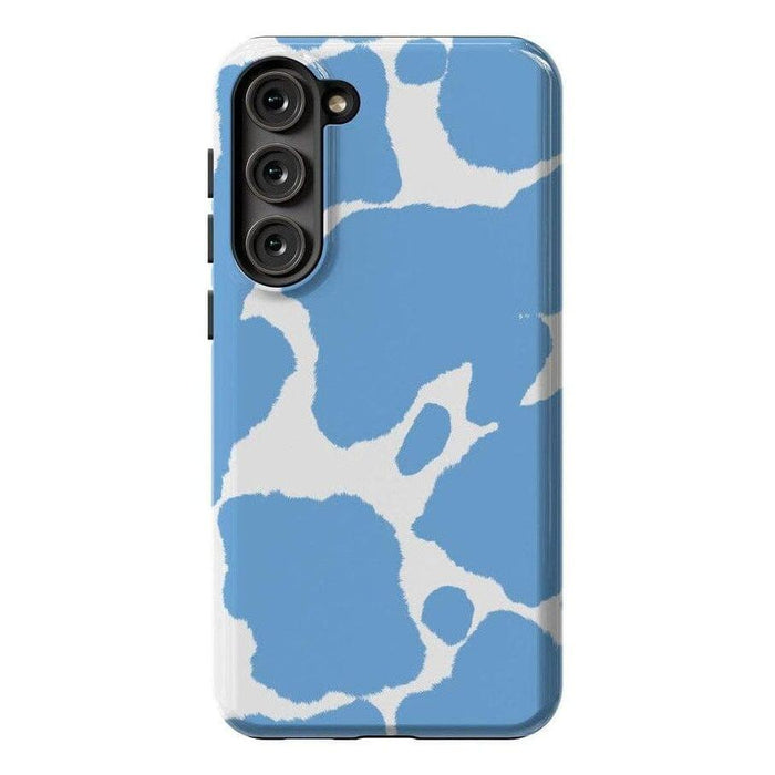 Current MOOd | Light Blue Cow Print Samsung Case Samsung Case Casetry Galaxy S23 Ultra