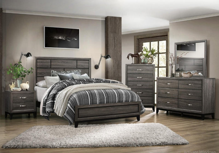 Davi Mirror in Gray 1645-6 - Furniture World SW (WA)