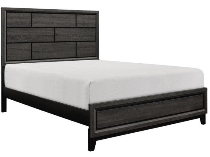 Davi Queen Panel Bed in Gray 1645-1 - Furniture World SW (WA)