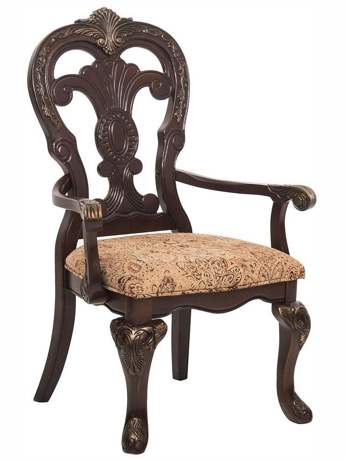 Deryn Park Arm Chair in Dark Cherry (Set of 2) - Furniture World SW (WA)