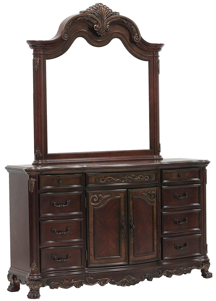 Deryn Park Mirror in Cherry 2243-6 - Furniture World SW (WA)