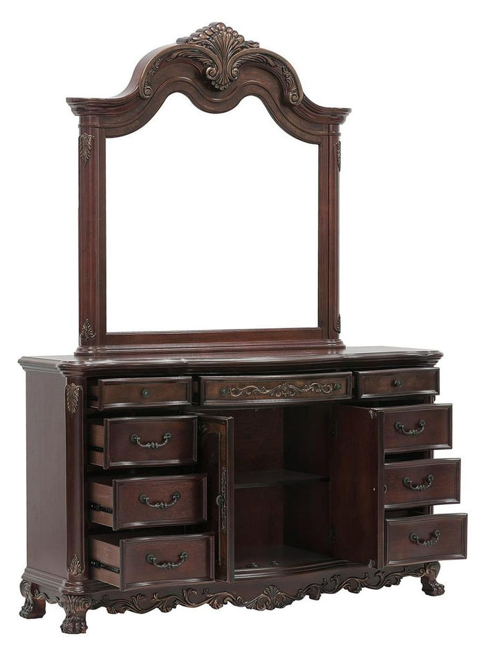 Deryn Park Mirror in Cherry 2243-6 - Furniture World SW (WA)