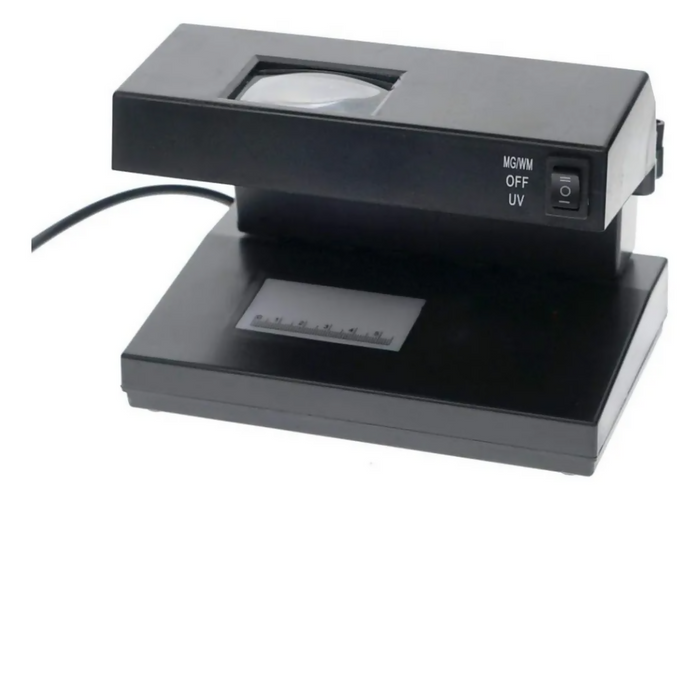 DETECTOR BILLETES FALSOS UV LUPA DETECTOR DÓLAR PESO 1S