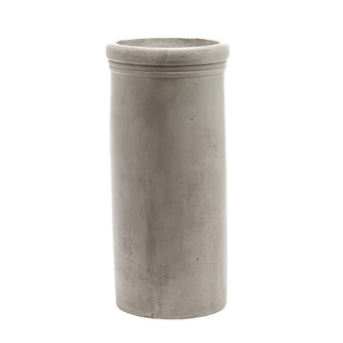 Pigeon & Poodle Elrick Large Dark Grey Concrete Umbrella Stand - Umbrella Stands - The Well Appointed House