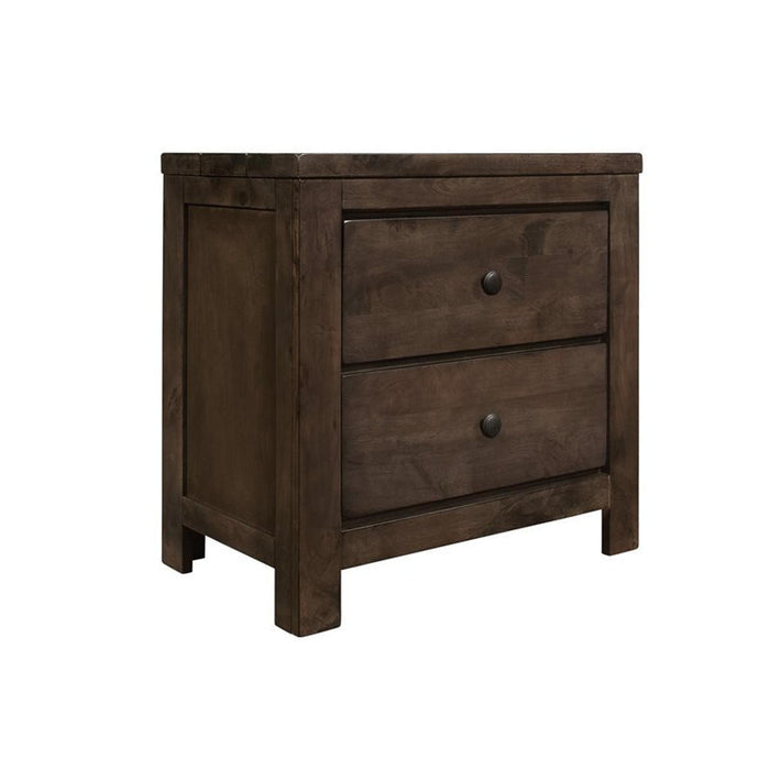 Emerald Home Ashton Hills Nightstand in Classic Gray/Brown - Furniture World SW (WA)