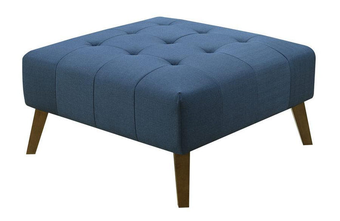Emerald Home Furnishings Binetti Ottoman in Navy - Furniture World SW (WA)