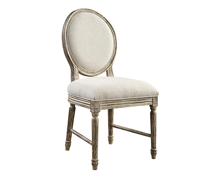 Emerald Home Interlude Upholstered Side Chair (Set of 2) in Weathered Pine - Furniture World SW (WA)