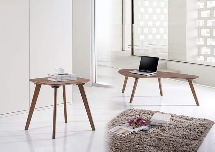 Emerald Home Simplicity Coffee Table in Walnut Brown - Furniture World SW (WA)