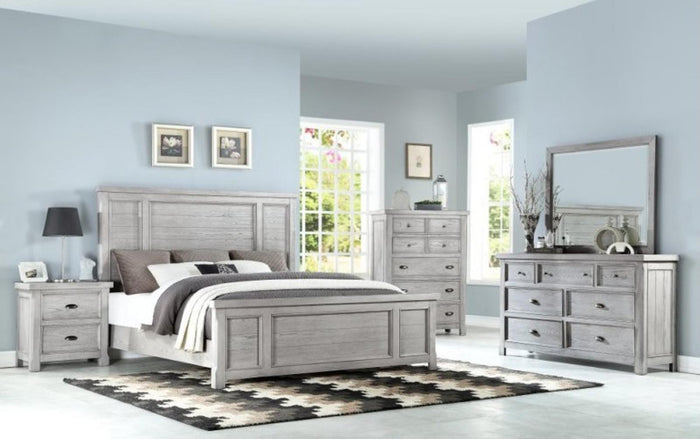 Emerald Home Warwick II Landscape Mirror in Grey - Furniture World SW (WA)
