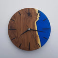 SilverBerry Tree and resin wall clock by Artdesigna, featuring wooden wall art with intricate silverberry tree design.