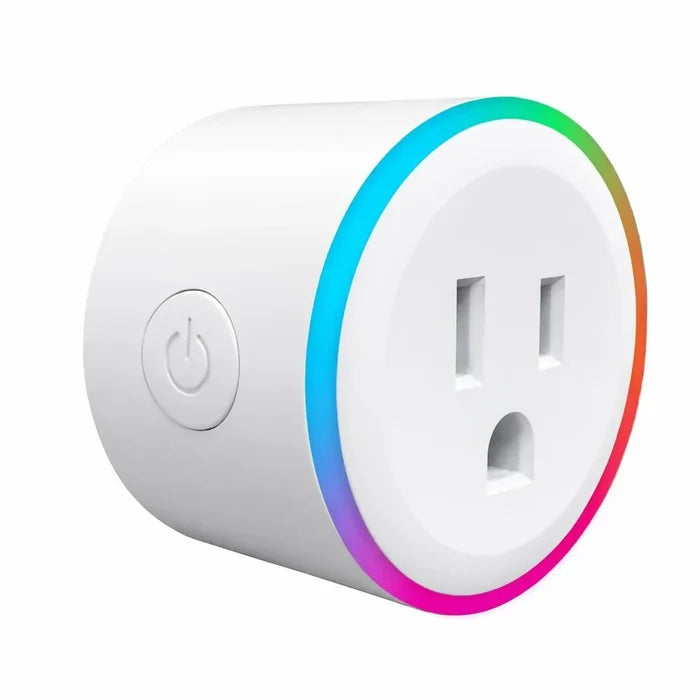 ENCHUFE INTELIGENTE RGB TOMA WIFI SMART ECHO ALEXA GOOGLE Y SIRI