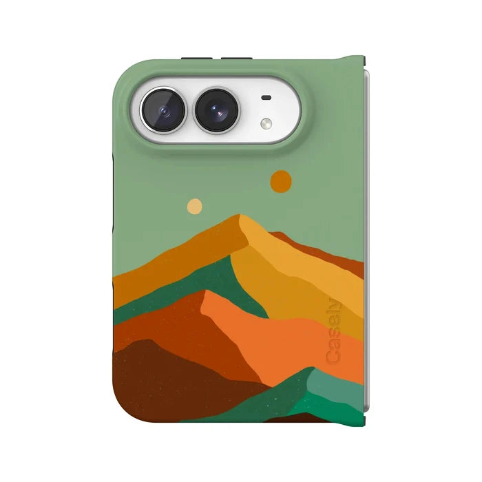 Endless Peaks | Colorblock Mountain Case iPhone Case get.casely Classic + MagSafe® iPhone Duo