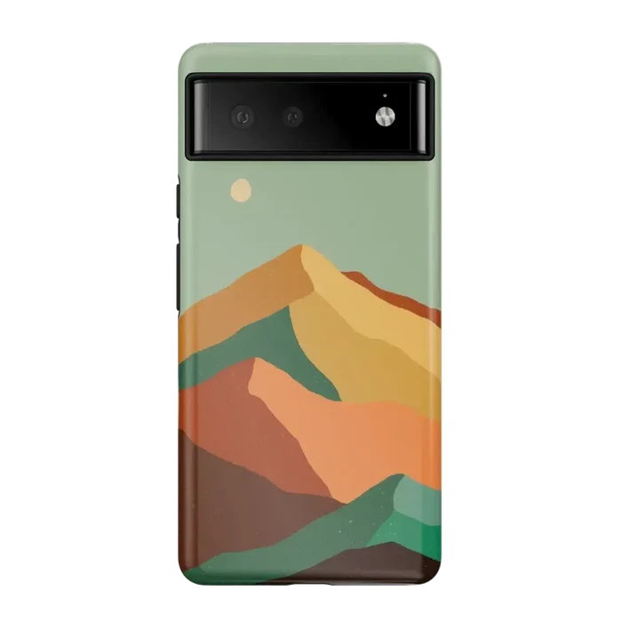 Endless Peaks | Colorblock Mountain Google Pixel Case Google Pixel Case Casetry Essential Google Pixel 6