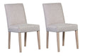 ENNA TAN DINING CHAIR 2PC image