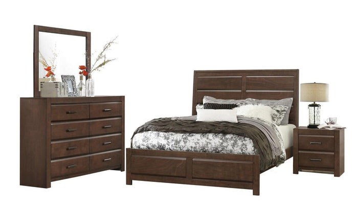 Erwan Mirror in Dark Walnut 1961-6 - Furniture World SW (WA)