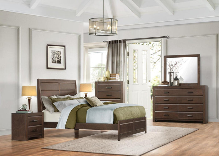 Erwan Mirror in Dark Walnut 1961-6 - Furniture World SW (WA)