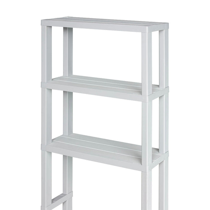 Estante Organizador 3 Niveles para Baño Gris Hielo