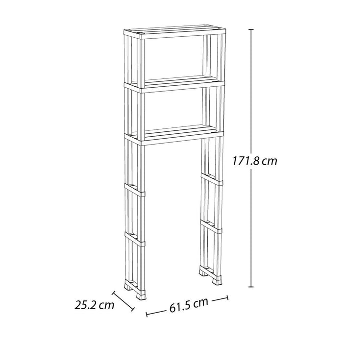 Estante Organizador 3 Niveles para Baño Mocca