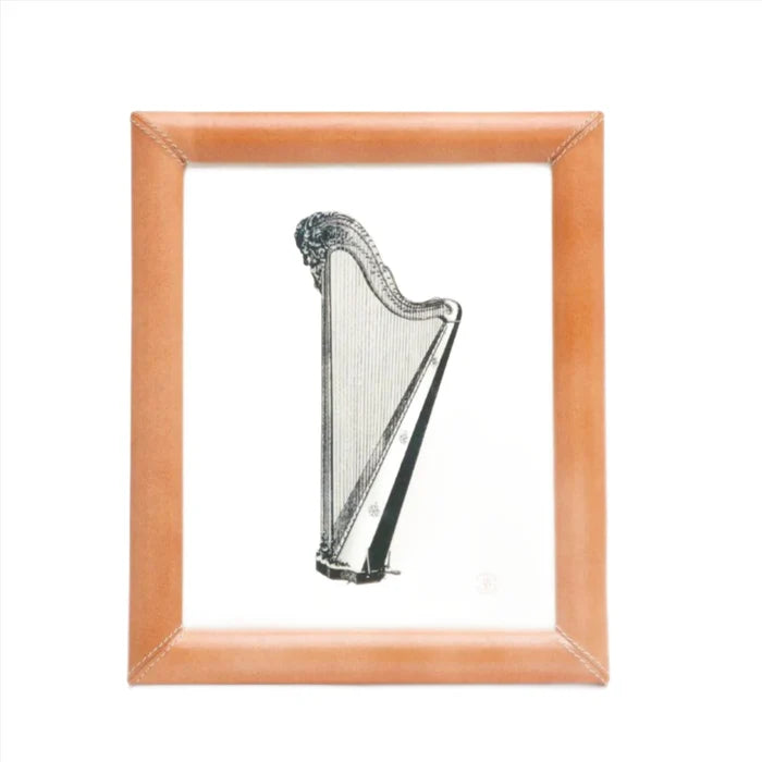 Pigeon & Poodle Eton Full-Grain Leather Frame in Aged Camel - Picture Frames - The Well Appointed House