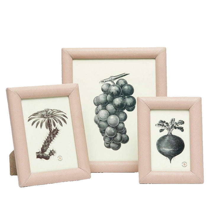 Pigeon & Poodle Eton Full-Grain Leather Frame in Dusty Rose - Picture Frames - The Well Appointed House