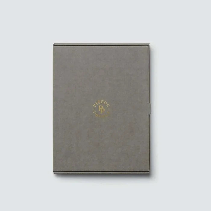 Pigeon & Poodle Eton Full-Grain Leather Frame in Light Grey - Picture Frames - The Well Appointed House