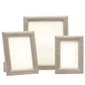 Pigeon & Poodle Eton Full-Grain Leather Frame in Storm - Picture Frames - The Well Appointed House