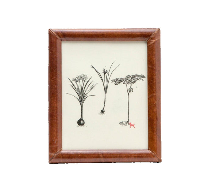 Pigeon & Poodle Eton Full-Grain Leather Frame in Tobacco - Picture Frames - The Well Appointed House