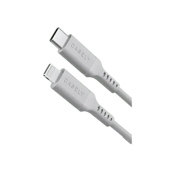 Fast Charging Cable | MFi Certified Lightning to USB-C Cord - White Cord Charging Cable get.casely