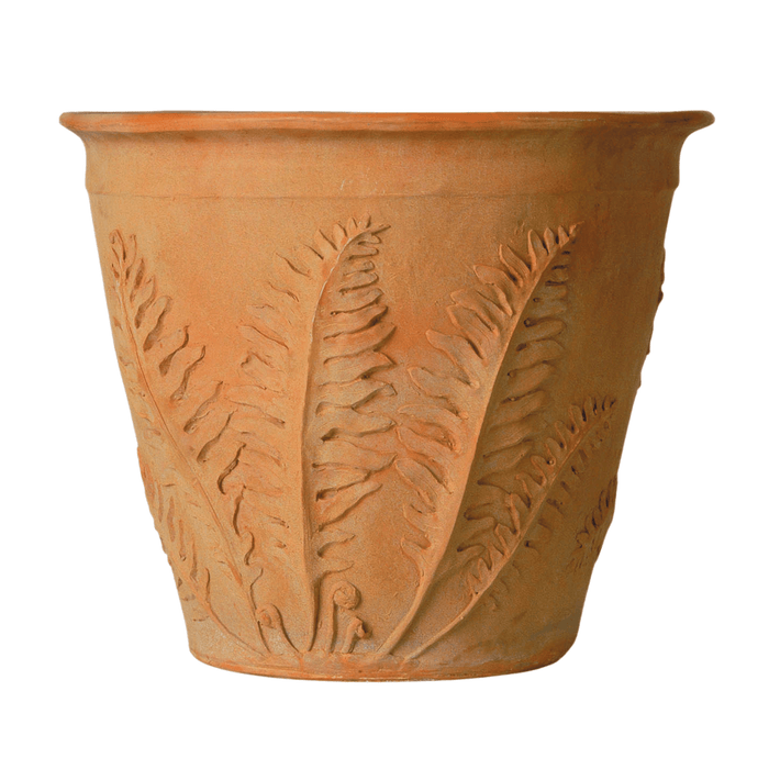 Fern Garden Pot in a Terracotta Finish - Outdoor Planters - The Well Appointed House