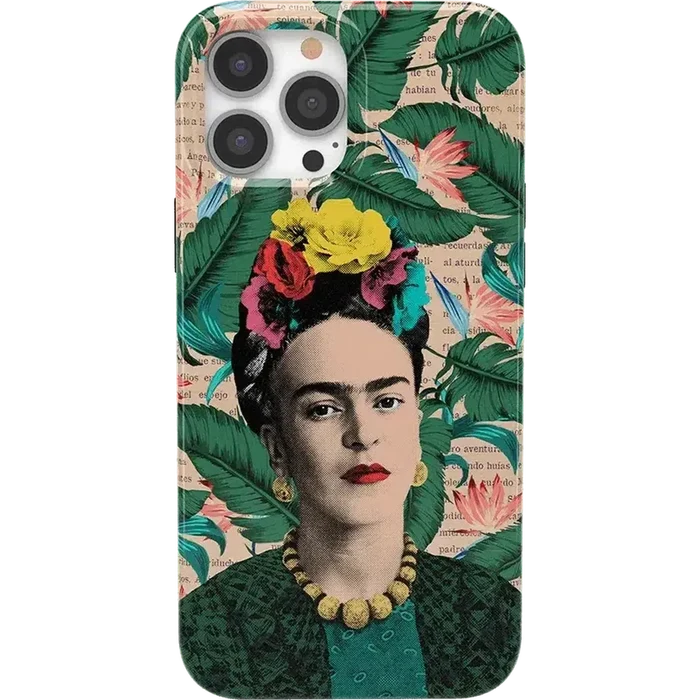 Find Your Muse | Frida Kahlo Portrait Floral Case iPhone Case get.casely Classic + MagSafe® iPhone 13 Pro Max