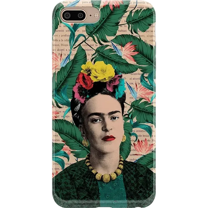 Find Your Muse | Frida Kahlo Portrait Floral Case iPhone Case get.casely Classic iPhone 6/7/8 Plus
